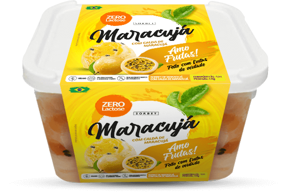 Sorbet Abacaxi e Coco La Frutta Pote 1 L